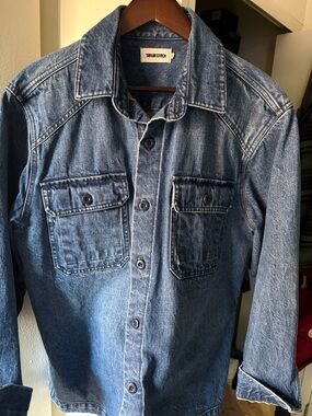 Taylor Stitch - The Shop Shirt in Sawyer Wash Selvage Denim Shacket Size 42